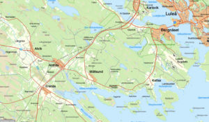 Karta över Måtsund